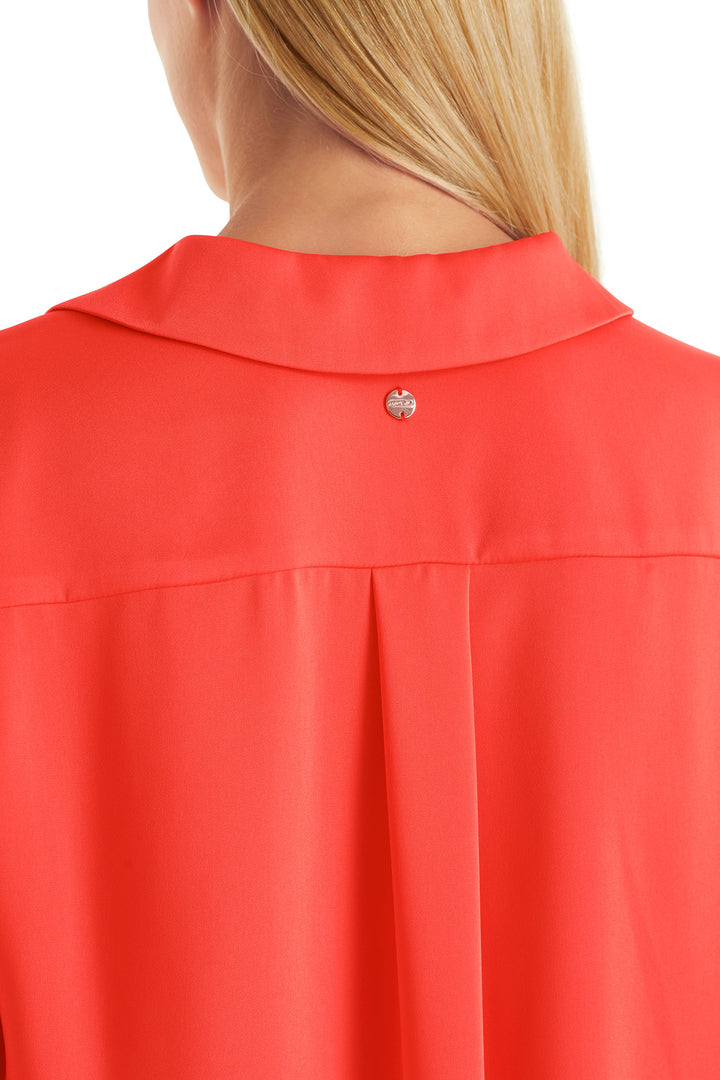 Marc Cain Collection WC 51.09 W08 223 Bright Tomato Red Blouse - Olivia Grace Fashion