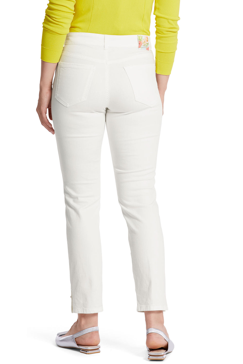 Marc Cain Collection WC 82.13 D69 110 Off White Silea Jeans - Olivia Grace Fashion