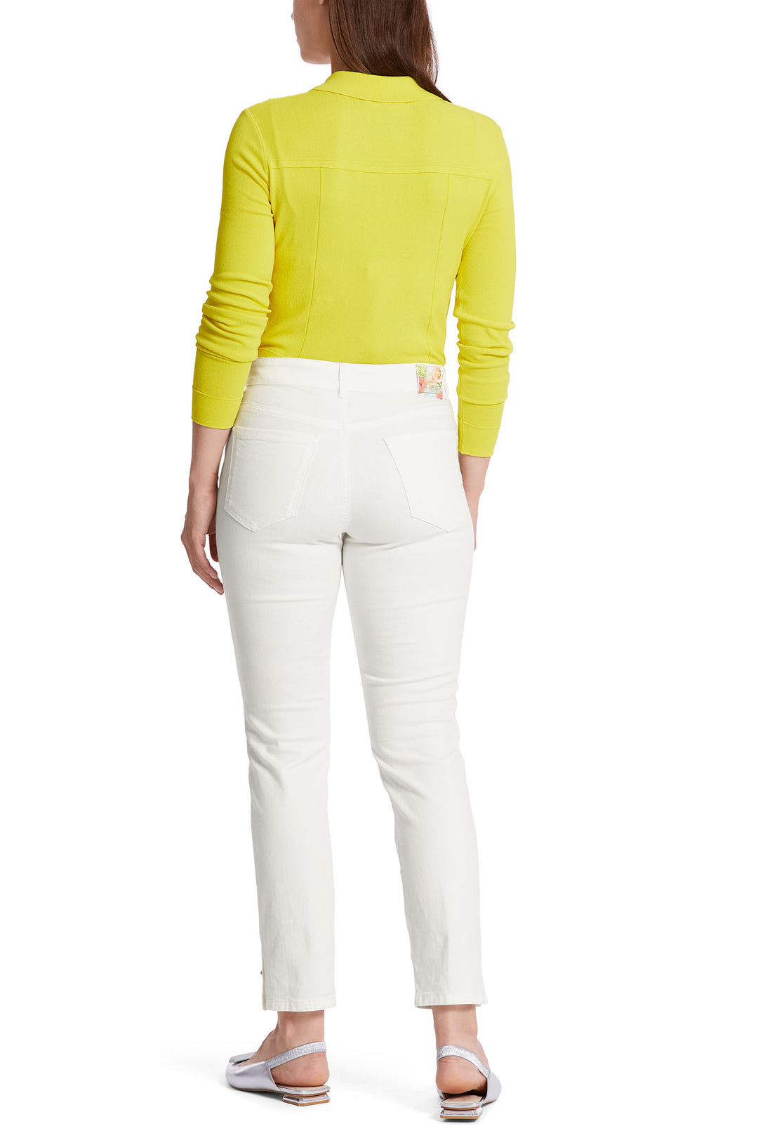 Marc Cain Collection WC 82.13 D69 110 Off White Silea Jeans - Olivia Grace Fashion