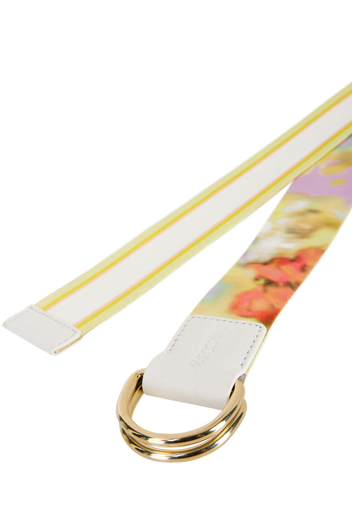 Marc Cain Collection WC G1.01 Z08 420 Pale Lemon Reversible Belt - Olivia Grace Fashion