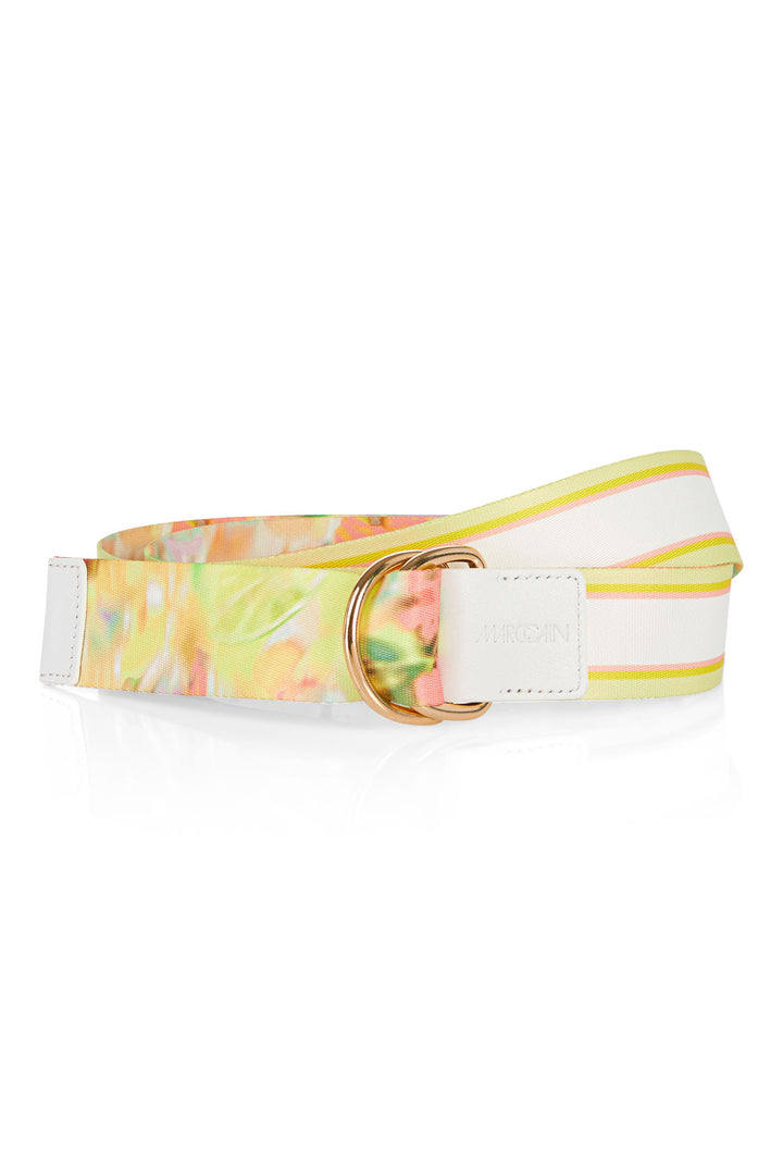 Marc Cain Collection WC G1.01 Z08 420 Pale Lemon Reversible Belt - Olivia Grace Fashion