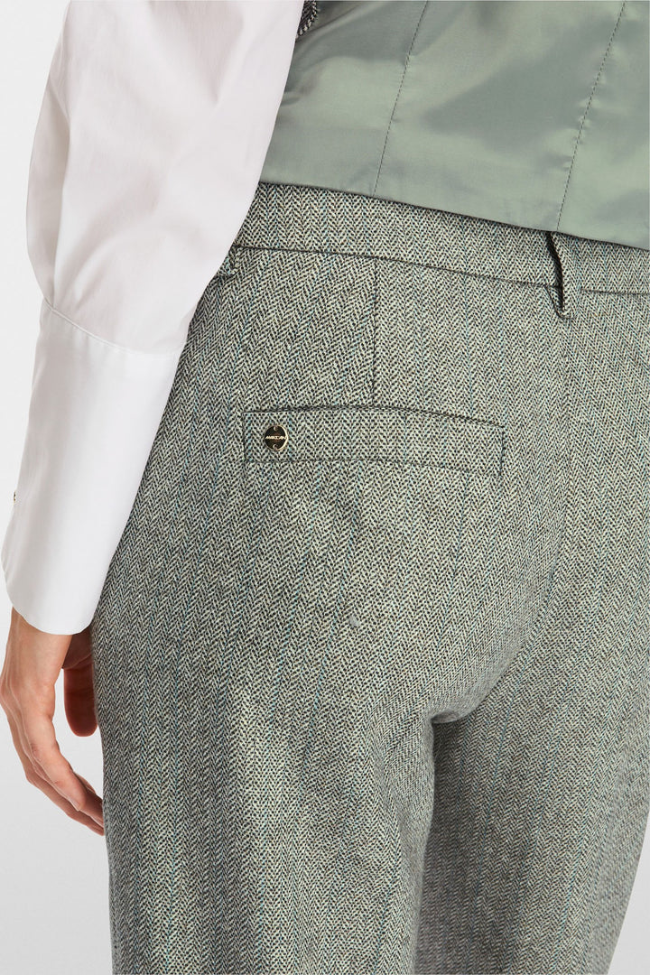 Marc Cain Collection XC 81.17 W27 Frozen Sage Green Trousers