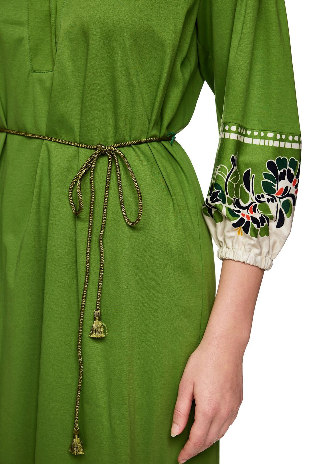 Marc Cain Collections AC 21.34 J44 526 Garden Green Flower Print Dress