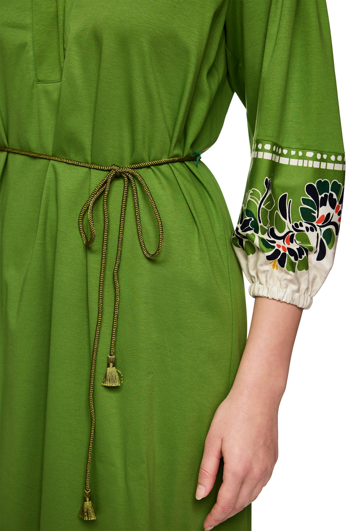 Marc Cain Collections AC 21.34 J44 526 Garden Green Flower Print Dress