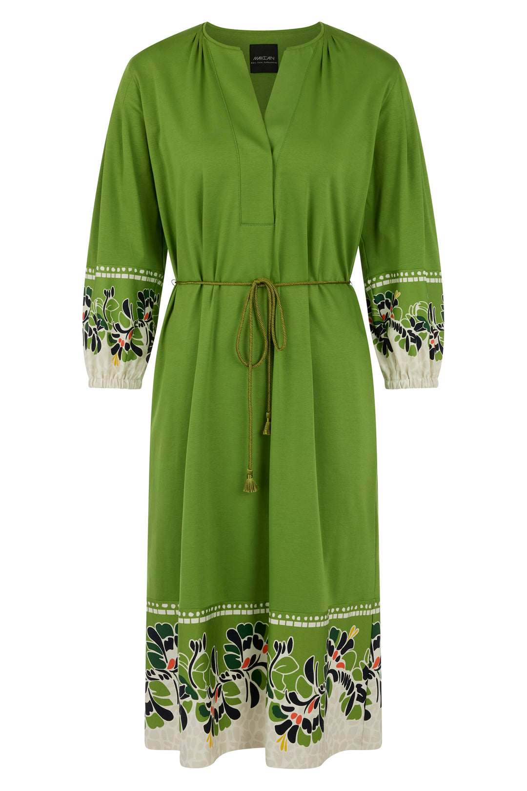 Marc Cain Collections AC 21.34 J44 526 Garden Green Flower Print Dress