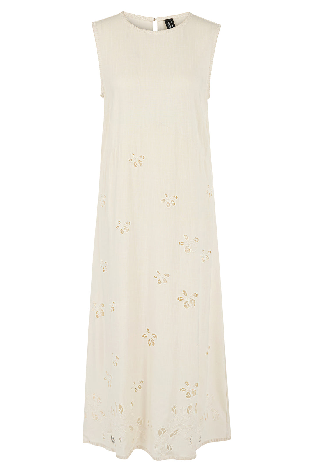 Marc Cain Collections AC 21.37 W73 112 Bright Ecru Broderie Anglaise Dress