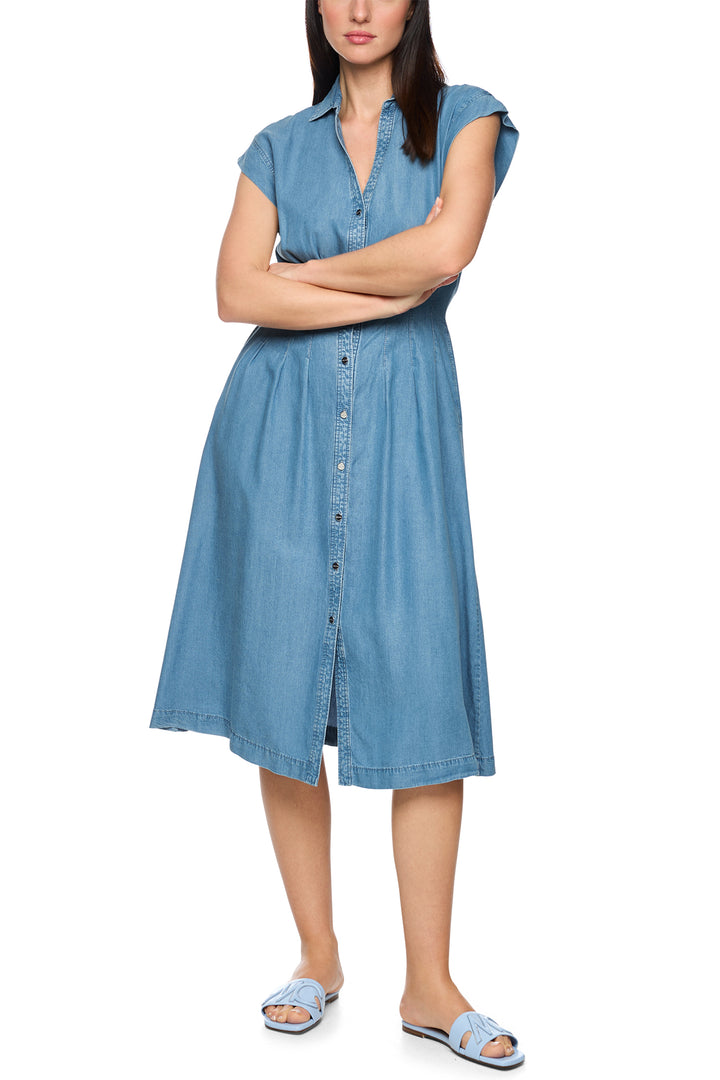 Marc Cain Collections AC 21.42 D63 350 Light Denim Midi Shirt Dress