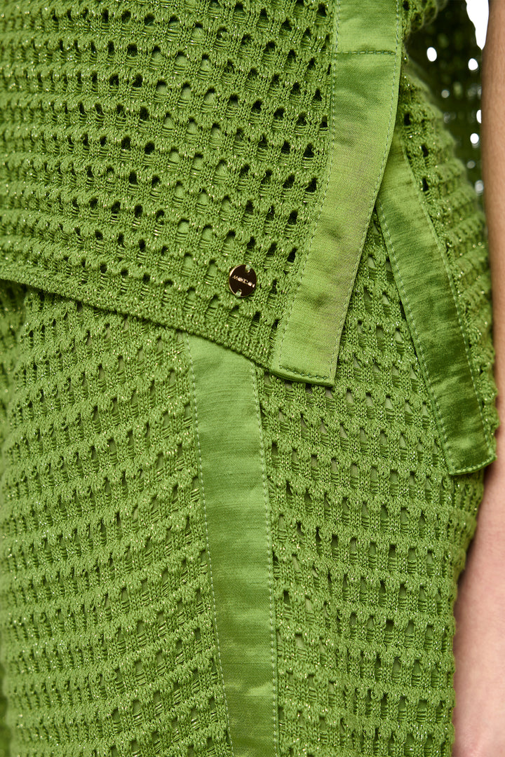 Marc Cain Collections AC 41.35 M25 526 Garden Green Openwork Jumper