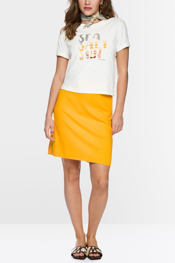 Marc Cain Collections AC 48.07 J57 110 Off White Motif T-Shirt