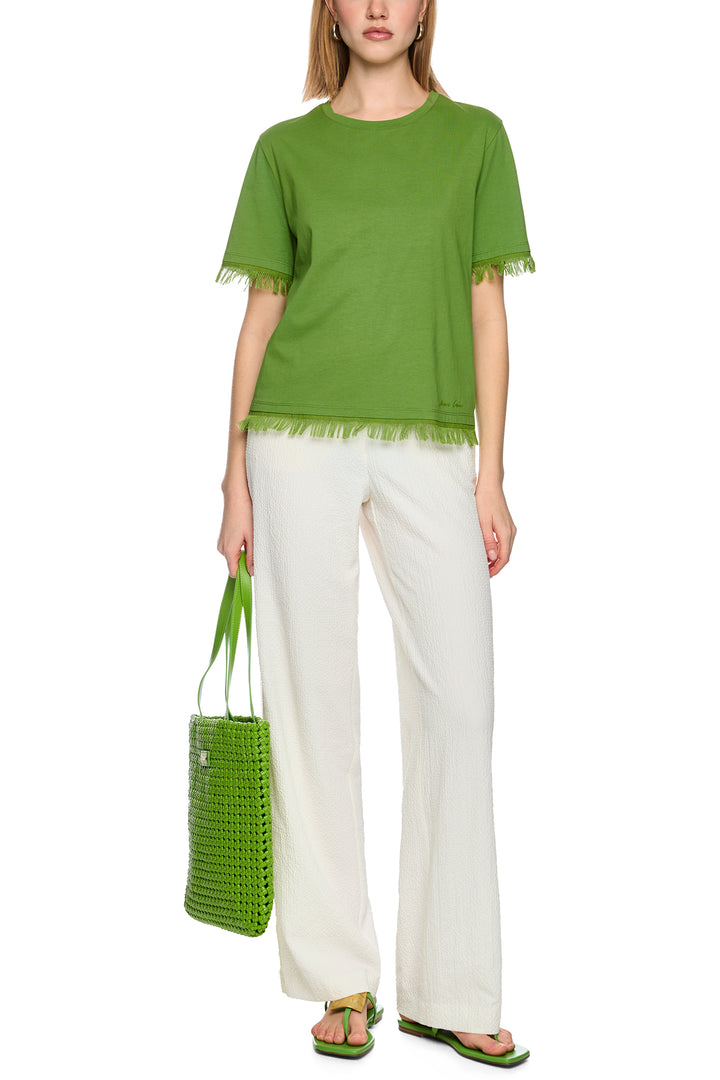 Marc Cain Collections AC 48.61 J79 526 Garden Green Fringe Top