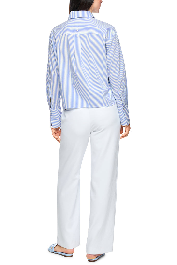 Marc Cain Collections AC 51.27 W59 319 Magical Blue Stripe Blouse