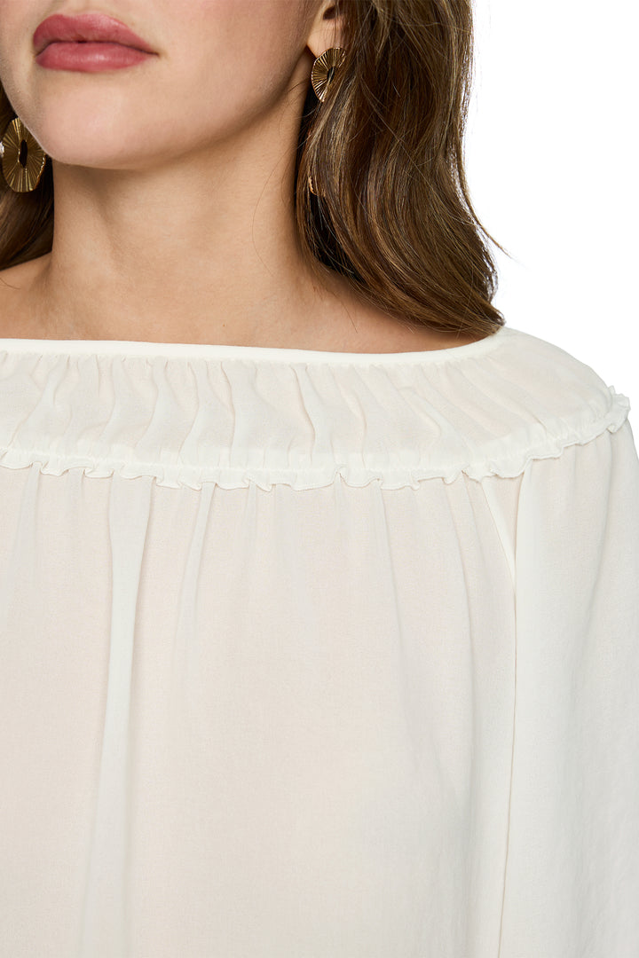 Marc Cain Collections AC 51.34 W30 110 Offwhite Wide Neck Top