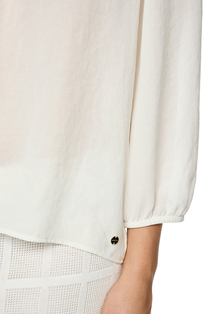 Marc Cain Collections AC 51.34 W30 110 Offwhite Wide Neck Top