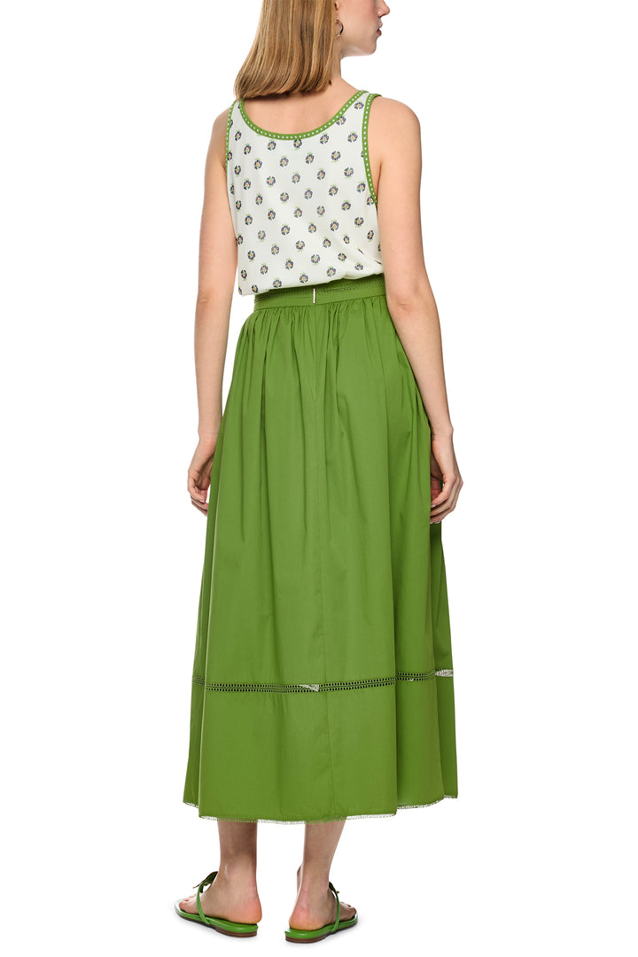 Marc Cain Collections AC 71.28 W50 526 Garden Green Maxi Skirt