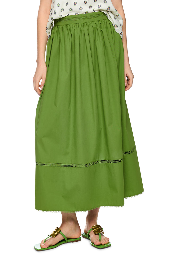 Marc Cain Collections AC 71.28 W50 526 Garden Green Maxi Skirt