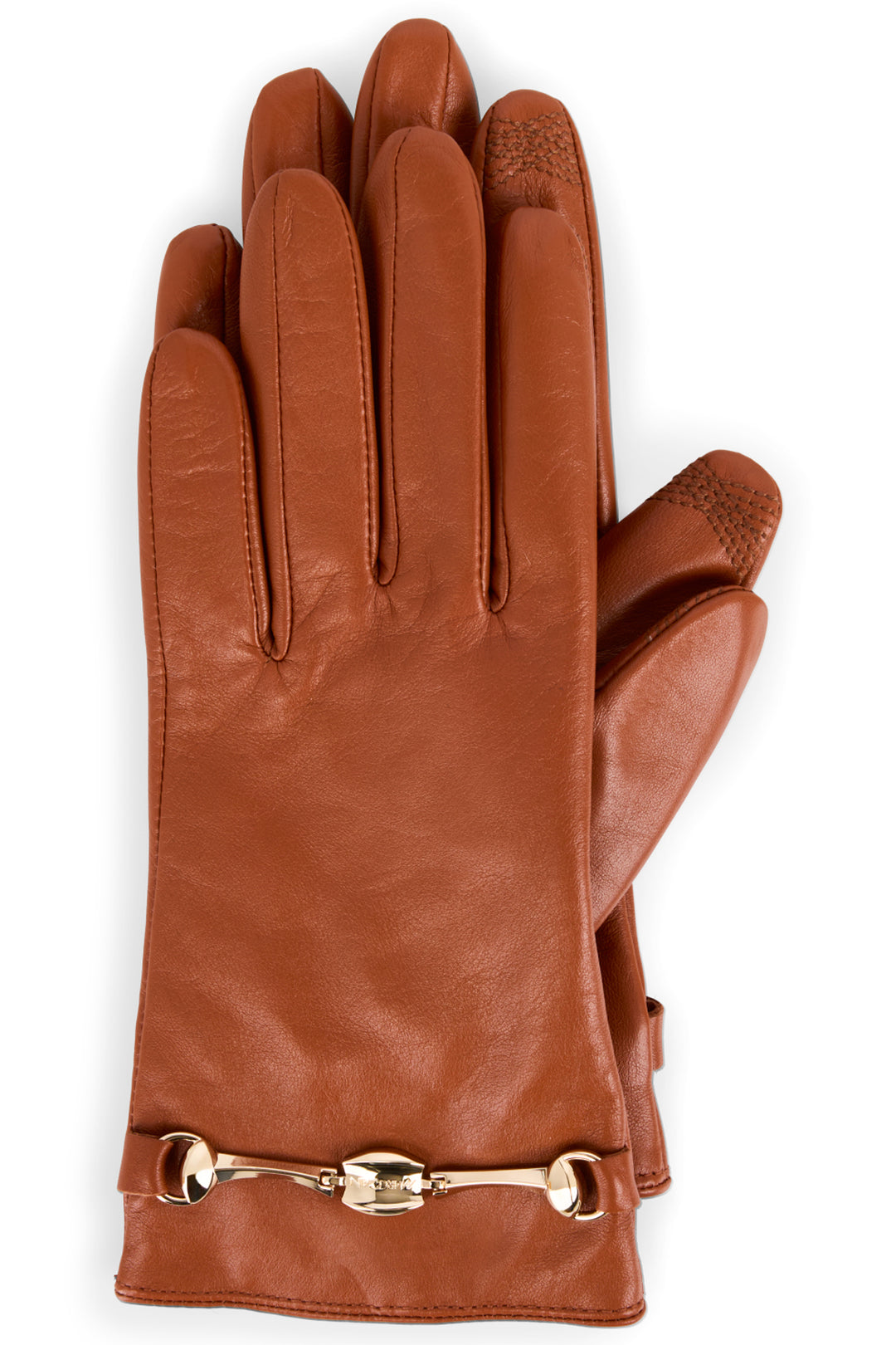 Marc Cain Collections Brown Leather Gloves, product shot