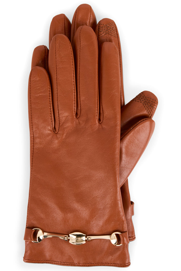 Marc Cain Collections Brown Leather Gloves, product shot