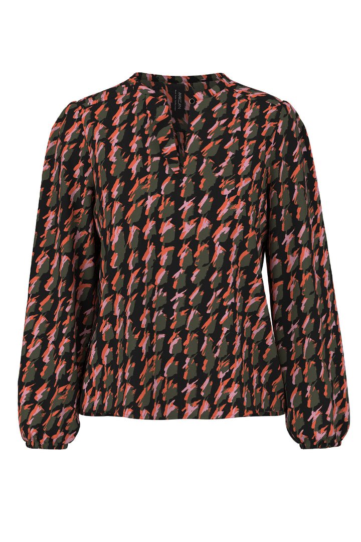 Marc Cain Collections Huehound Multicolour Woven Blouse, product shot