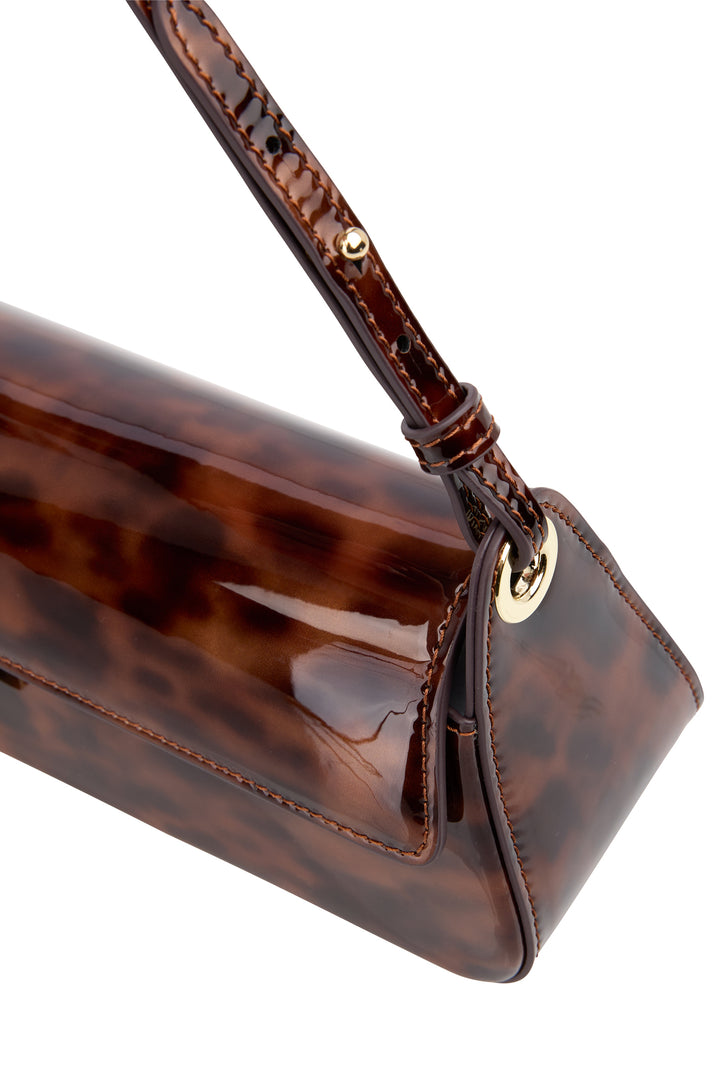 Marc Cain Collections Soft Cappuccino Brown Leather Bag BC TI.03 L11 606