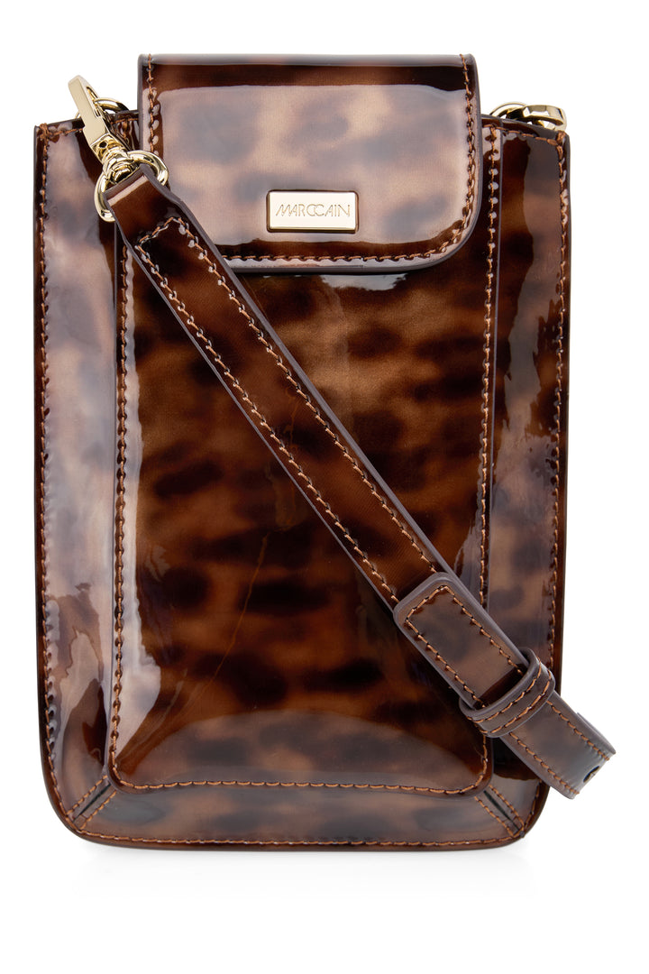 Marc Cain Collections Soft Cappuccino Brown Leather Bag BC TM.01 L11 606