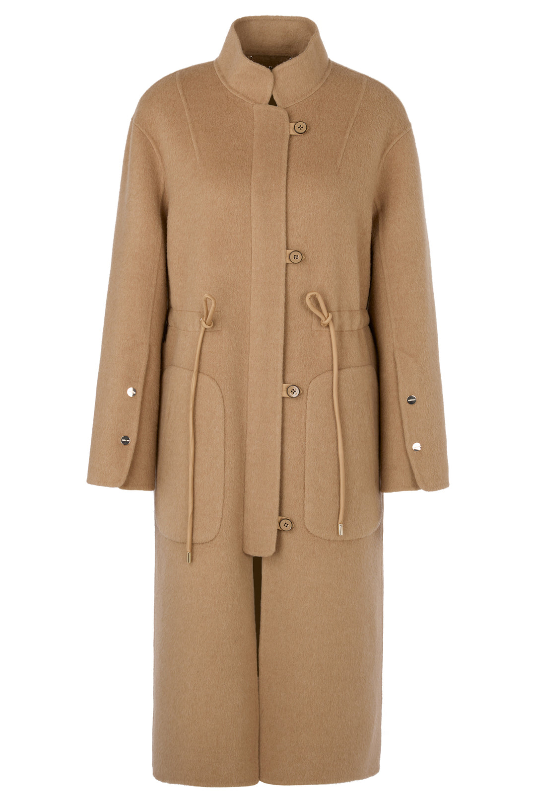 Marc Cain Collections Tannin Brown Woven Coat, product shot