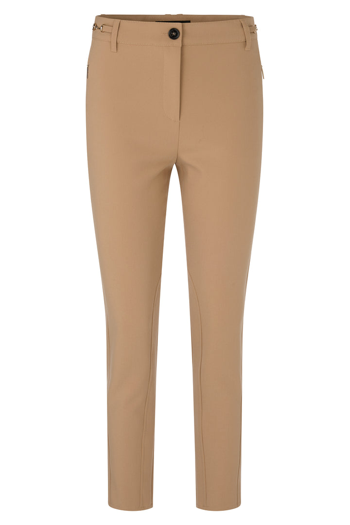 Marc Cain Collections Tannin Brown Woven Trousers, product shot