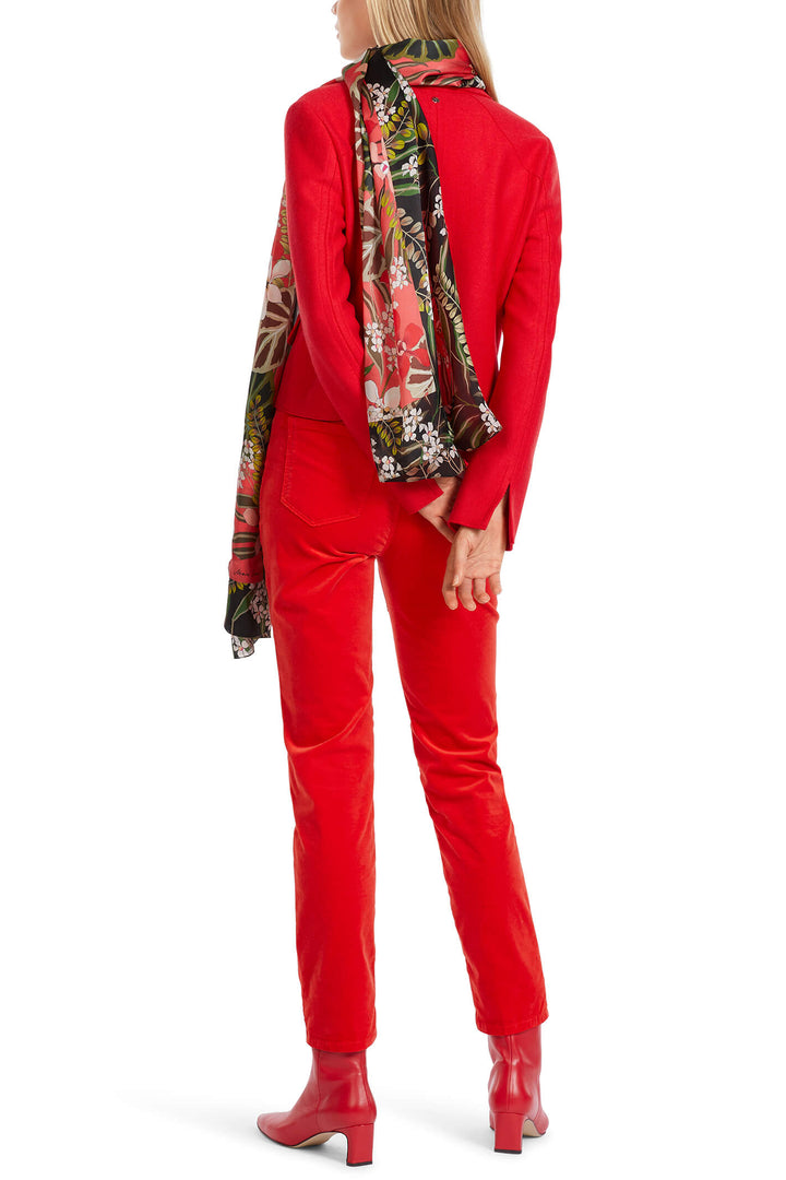 Marc Cain Collections VC 31.12 J30 270 Bright Fire Red Jacket - Olivia Grace Fashion