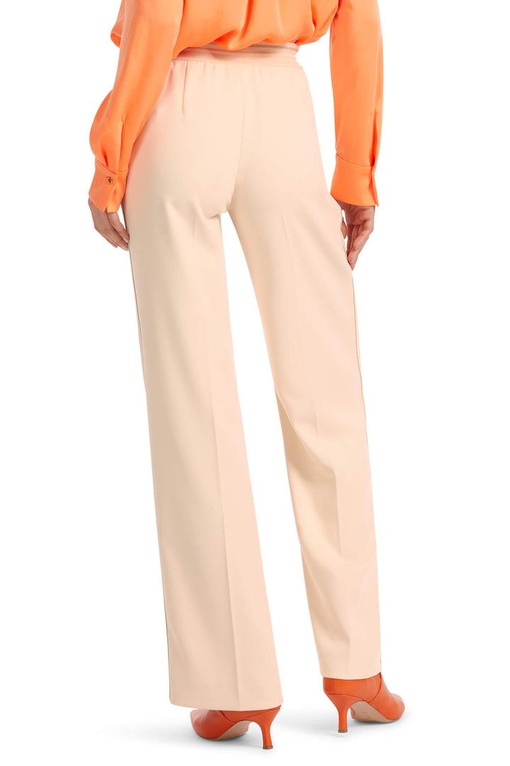 Marc Cain Collections VC 81.14 W56 Waukee 132 Dark Cream Wide Fit Trousers - Olivia Grace Fashion