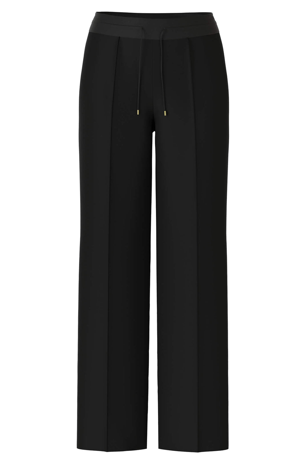 Marc Cain Collections VC 81.14 W56 Waukee 900 Black Wide Fit Trousers - Olivia Grace Fashion