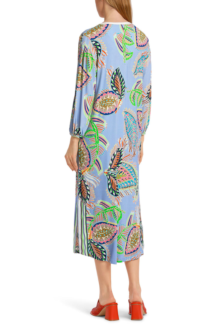 Marc Cain Collections WC 21.45 J46 321 Blue Deep Summer Sky Dress - Olivia Grace Fashion