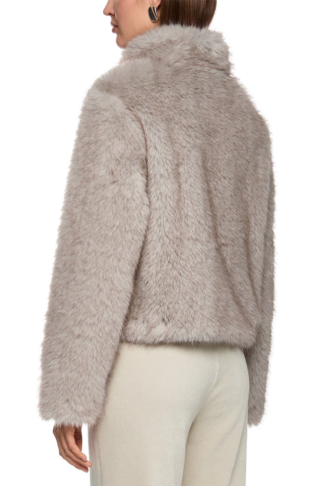 Marc Cain Collections ZC 12.07 W64 Smoke Faux Fur Jacket 182