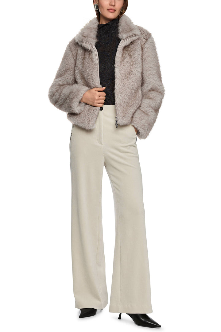 Marc Cain Collections ZC 12.07 W64 Smoke Faux Fur Jacket 182