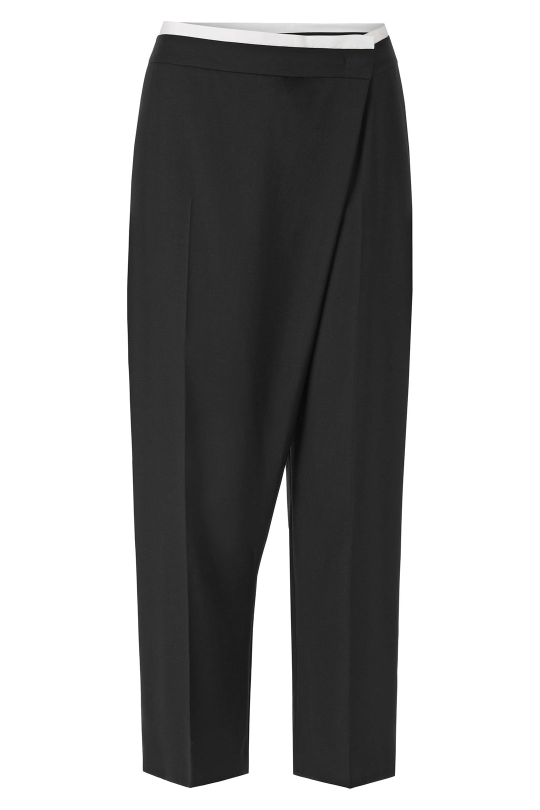 Marc Cain Collections ZC 81.20 W29 Black Crop Trousers 900 - Olivia Grace Fashion