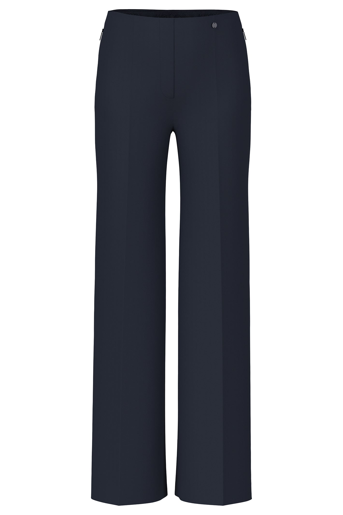 Marc Cain Essentials +E 81.05 J24 395 Navy Jersey Trousers