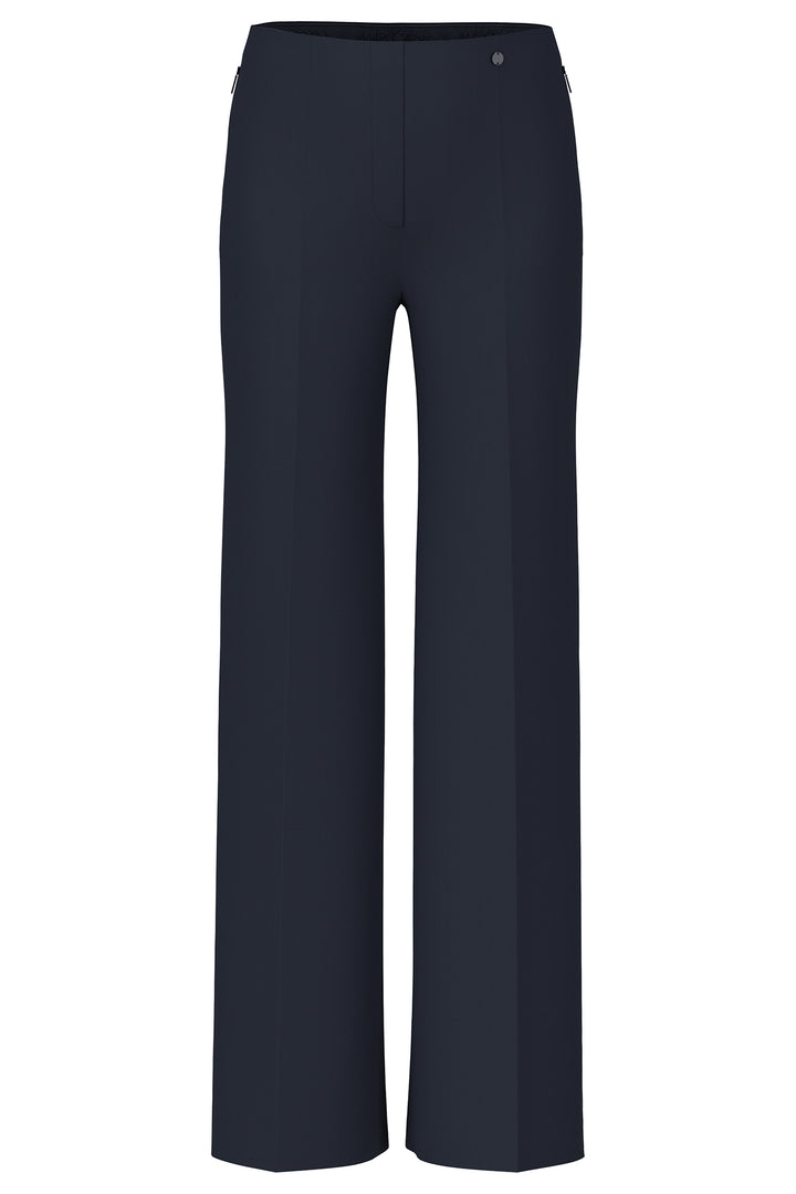 Marc Cain Essentials +E 81.05 J24 395 Navy Jersey Trousers