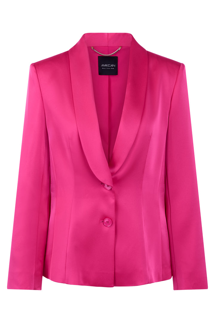 Marc Cain Glam AG 34.05 W24 Fuchsia Purple Blazer Jacket 260
