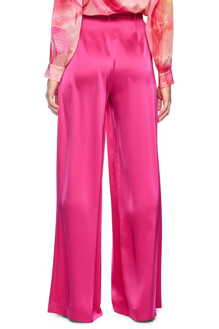 Marc Cain Glam AG 81.18 W24 260 Fuchsia Purple Wide Leg Trousers