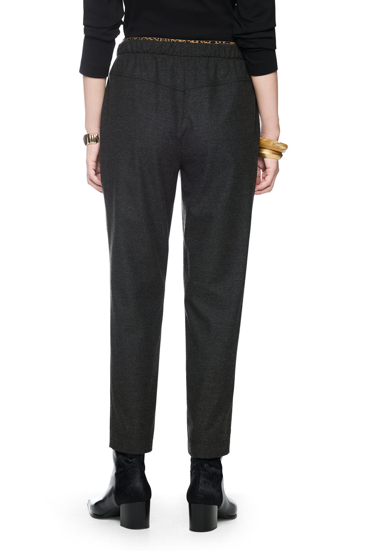 Marc Cain Pants Black Woven Trousers, back view