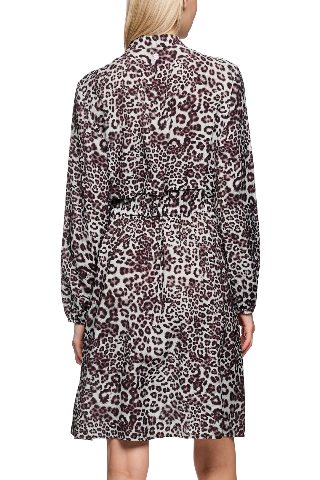 Marc Cain Sports AS 21.16 W12 293 Brown Leopard Print Dress