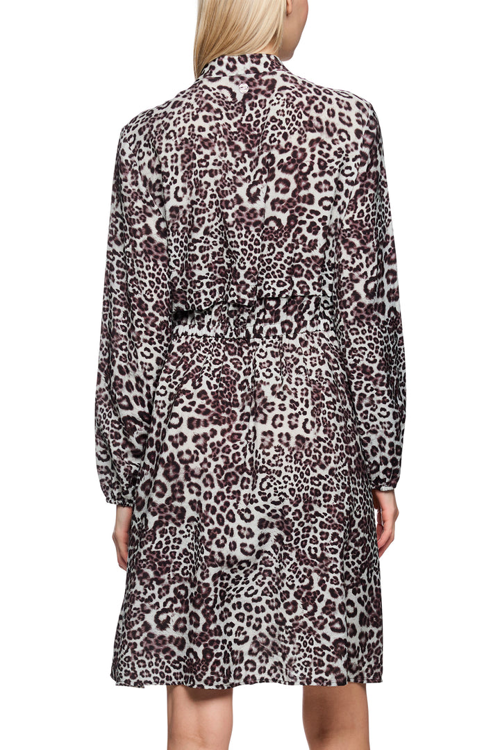 Marc Cain Sports AS 21.16 W12 293 Brown Leopard Print Dress