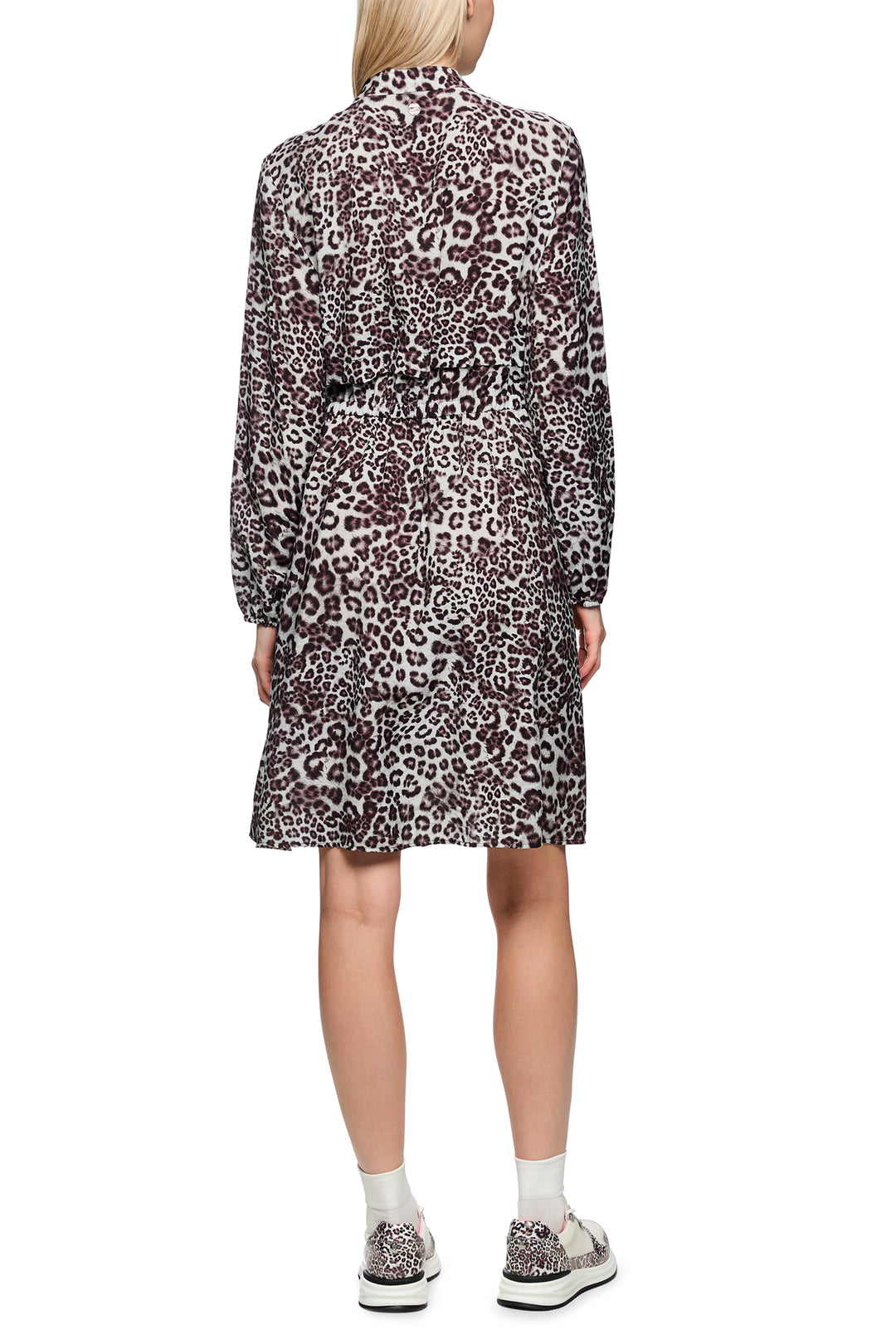 Marc Cain Sports AS 21.16 W12 293 Brown Leopard Print Dress