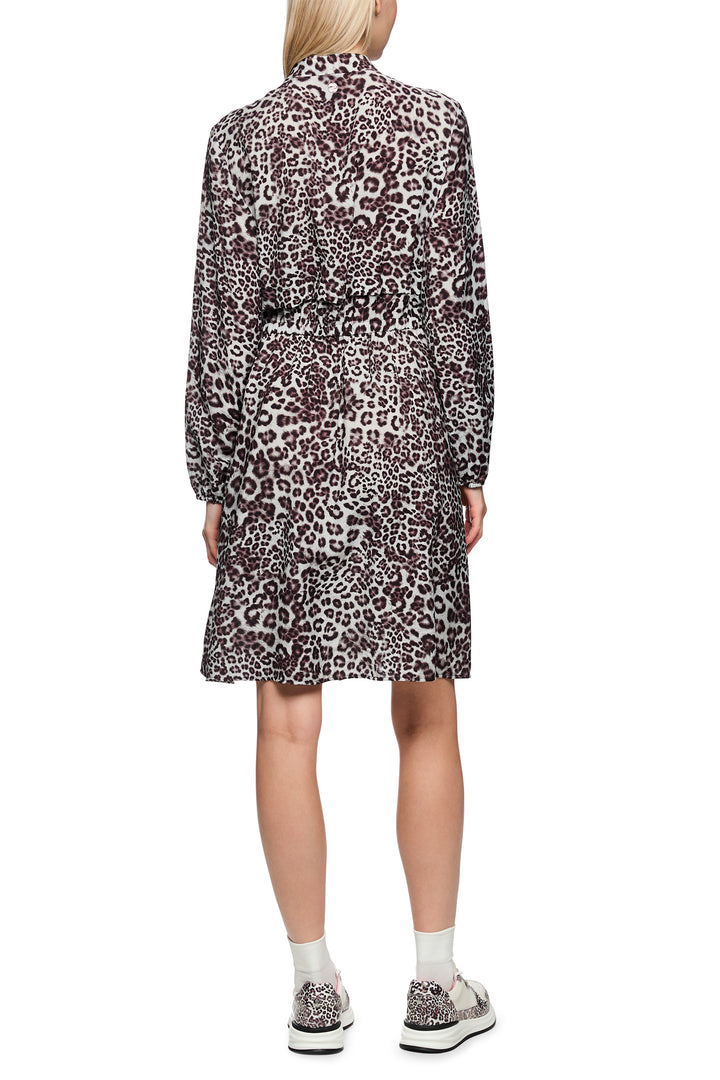 Marc Cain Sports AS 21.16 W12 293 Brown Leopard Print Dress