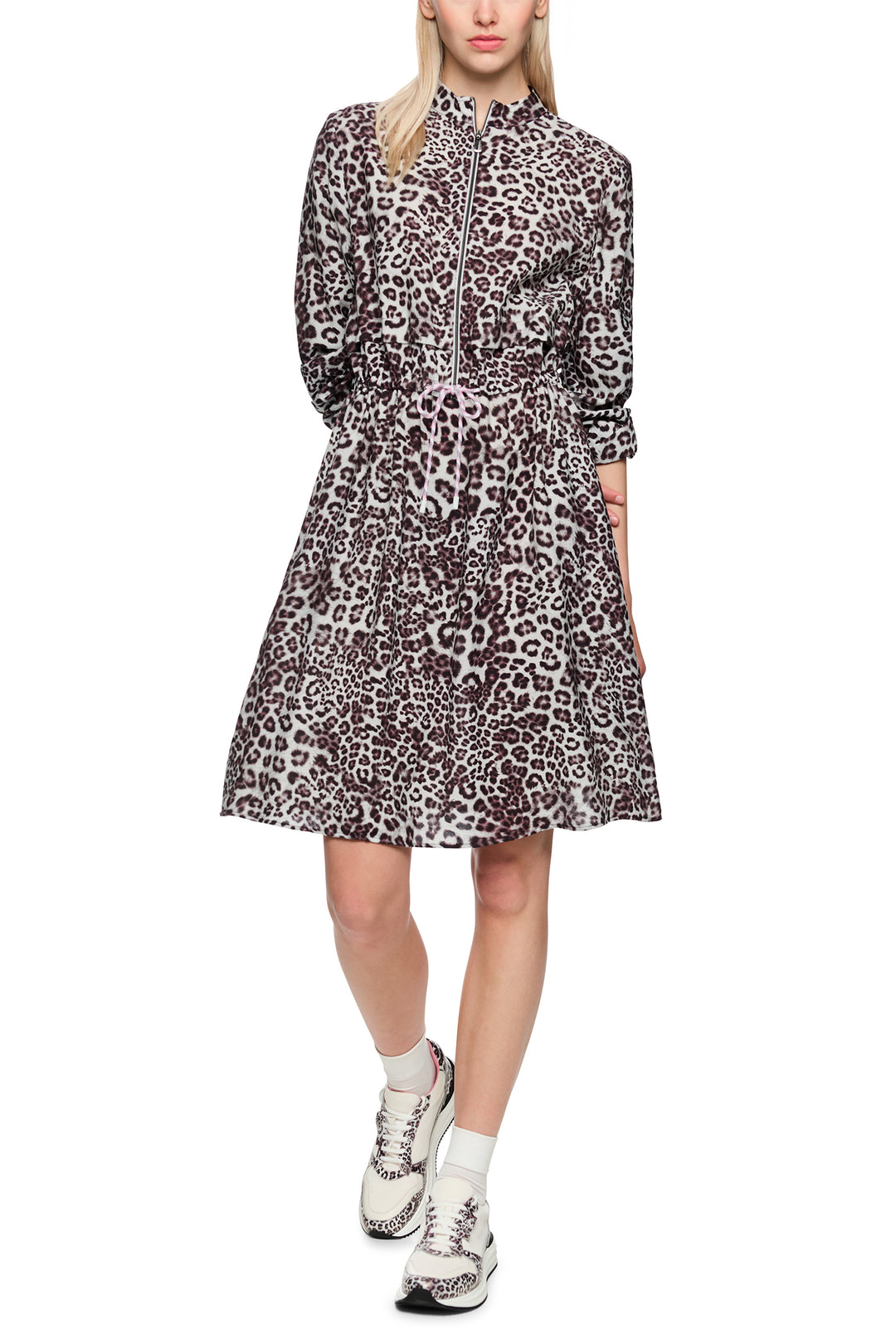 Marc Cain Sports AS 21.16 W12 293 Brown Leopard Print Dress