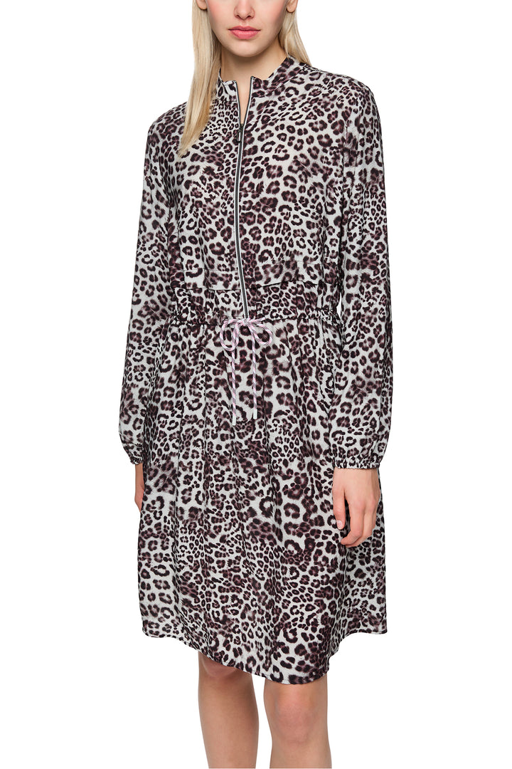 Marc Cain Sports AS 21.16 W12 293 Brown Leopard Print Dress