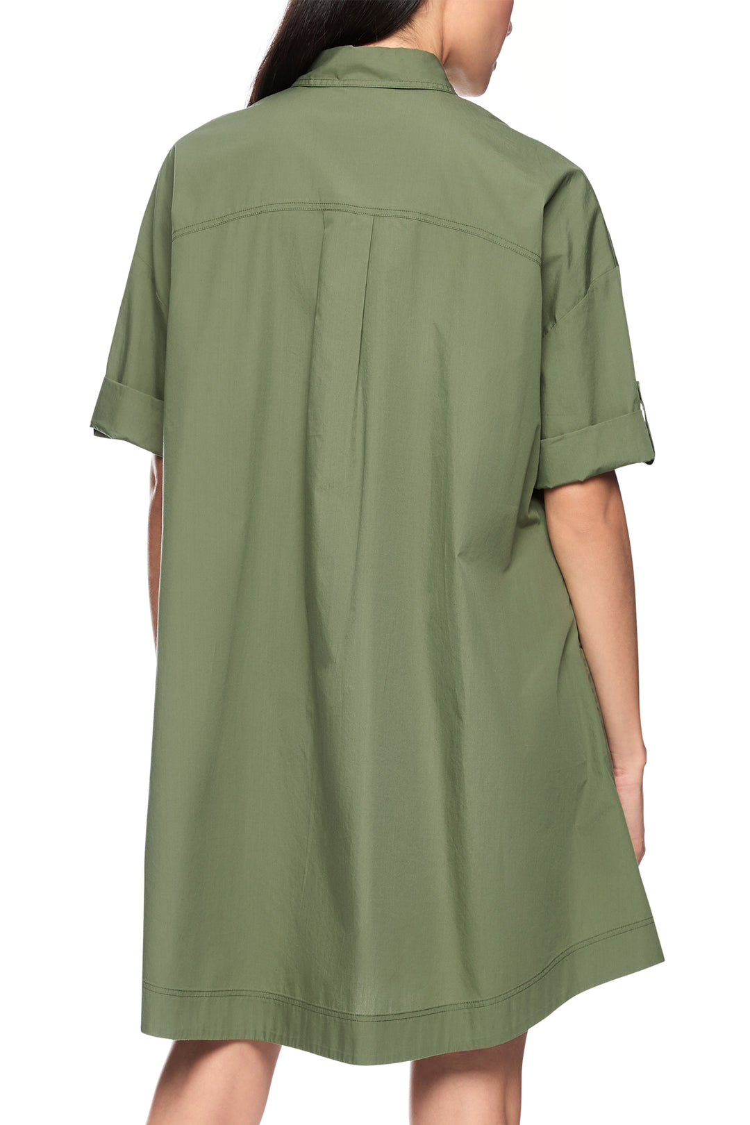 Marc Cain Sports AS 21.29 W80 574 Olivine Green Shirt Dress