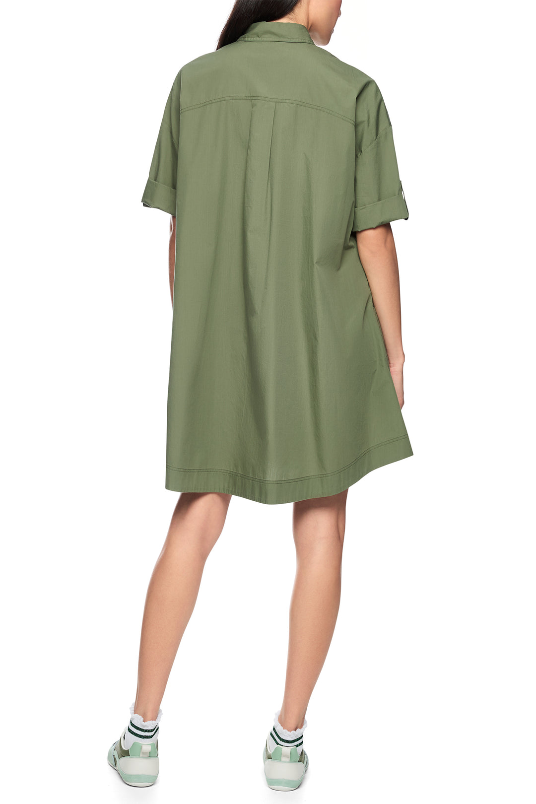 Marc Cain Sports AS 21.29 W80 574 Olivine Green Shirt Dress