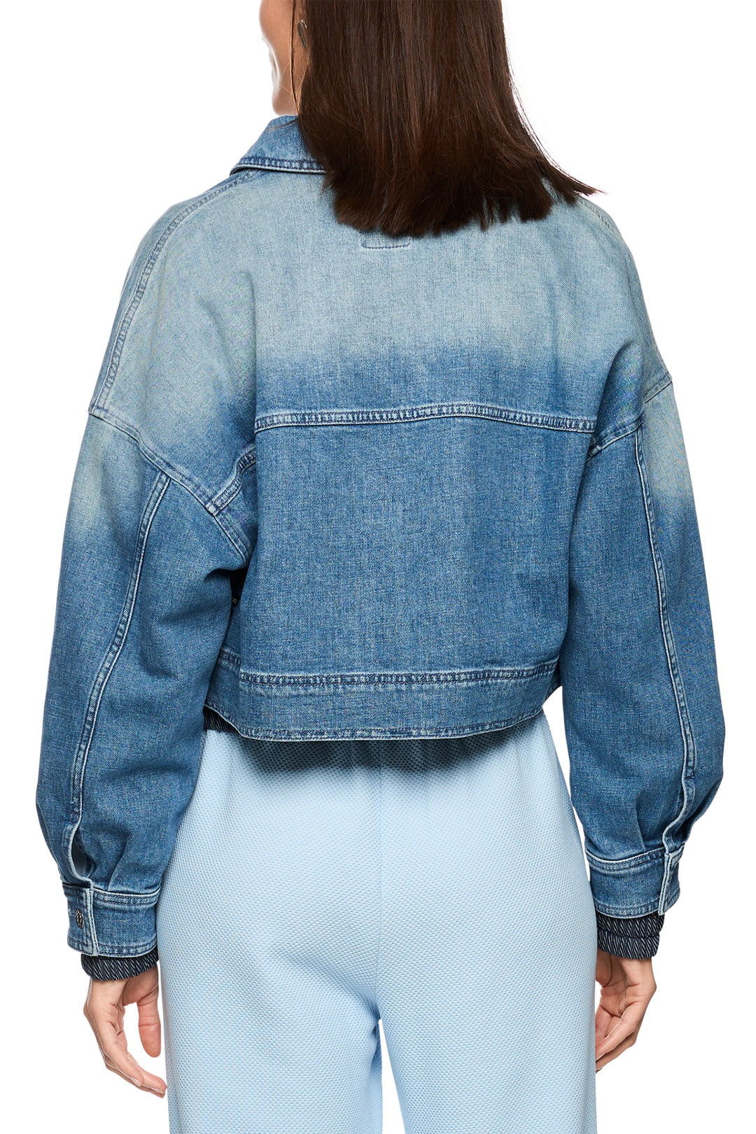 Marc Cain Sports AS 31.10 D06 353 Blue Denim Zip Front Jacket
