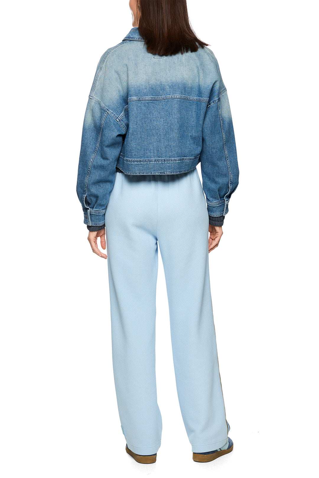 Marc Cain Sports AS 31.10 D06 353 Blue Denim Zip Front Jacket