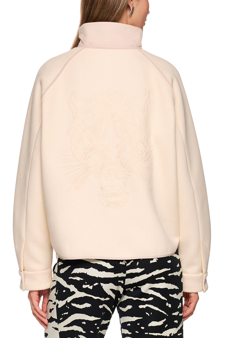 Marc Cain Sports AS 31.14 W28 153 Magnolia Cream Embossed Jacket