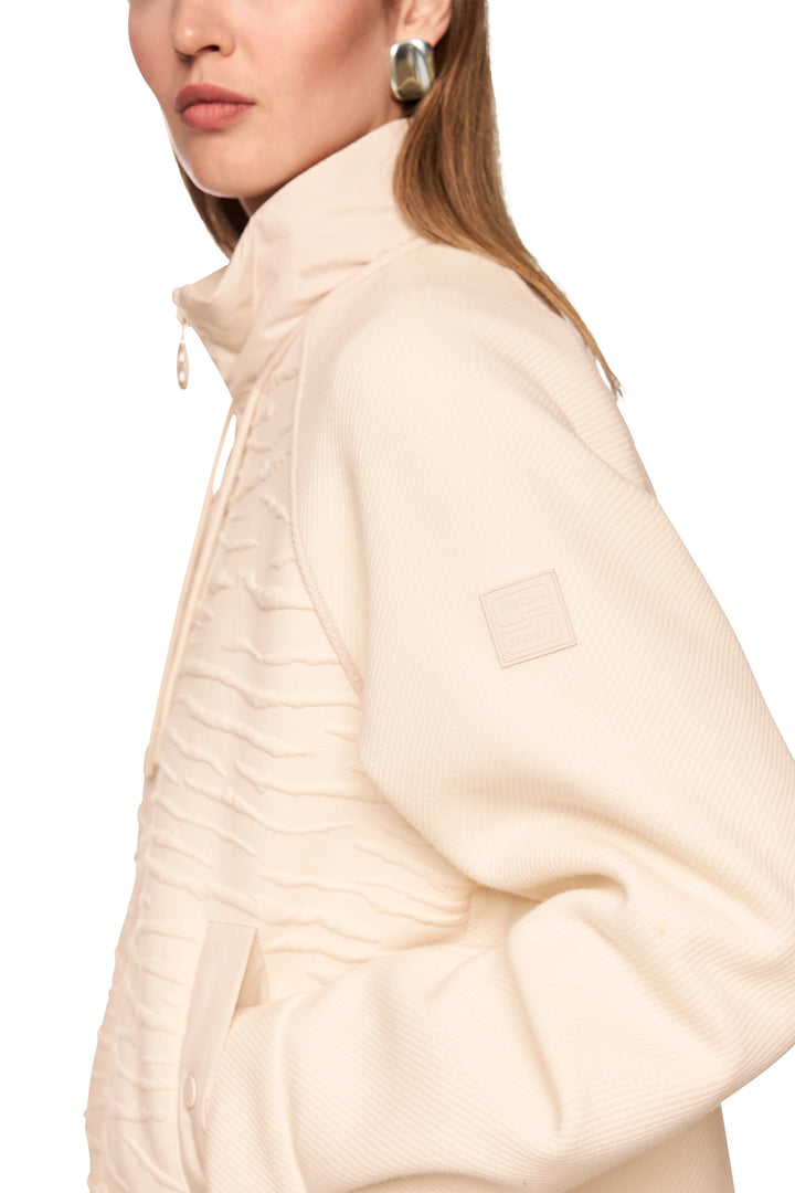 Marc Cain Sports AS 31.14 W28 153 Magnolia Cream Embossed Jacket